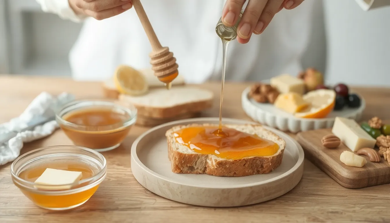 avec quoi manger du miel
